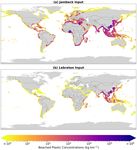 Global simulations of marine plastic transport show plastic trapping in coastal zones - IOPscience