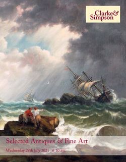 Selected Antiques & Fine Art - Wednesday 28th July 2021 at 10 am - Clarke And Simpson
