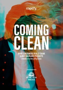 COMING WHAT CONSUMERS REALLY THINK ABOUT HAIRCARE PRODUCTS - POWERED BY SEARCH INTELLIGENCE - IAB UK