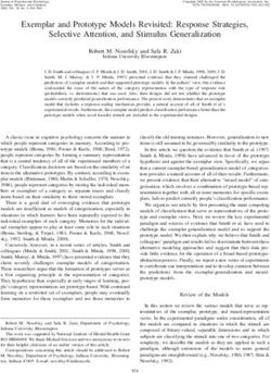 Exemplar and Prototype Models Revisited: Response Strategies, Selective Attention, and Stimulus Generalization