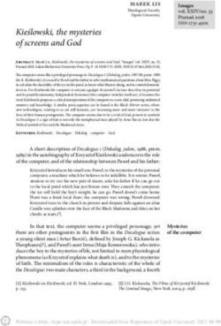 Kieślowski, the mysteries of screens and God