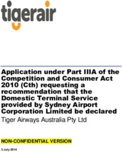 Tiger Airways Australia Pty Ltd - NON-CONFIDENTIAL VERSION