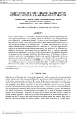 INVESTIGATION OF A SELF-ACTUATED, GRAVITY-DRIVEN SHUTDOWN SYSTEM IN A SMALL LEAD-COOLED REACTOR