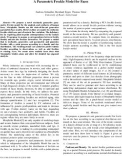 A Parametric Freckle Model for Faces - gravis