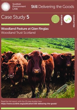Case Study 5 Still Delivering the Goods - Scottish Environment LINK