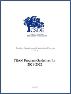 TEAM Program Guidelines for 2021-2022 - (TEAM) Teacher Education And Mentoring Program - CT.gov