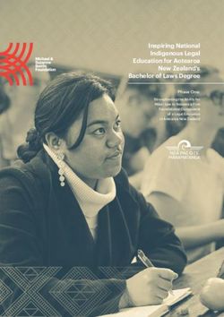 Inspiring National Indigenous Legal Education for Aotearoa New Zealand's Bachelor of Laws Degree - Phase One