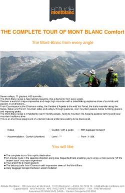 THE COMPLETE TOUR OF MONT BLANC Comfort - The Mont-Blanc from every angle - Altitude Mont Blanc