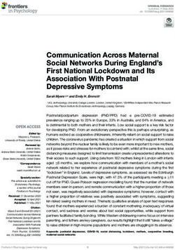 Communication Across Maternal Social Networks During England's First National Lockdown and Its Association With Postnatal Depressive Symptoms