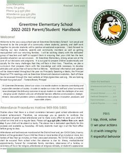 Greentree Elementary School 2022-2023 Parent/Student Handbook