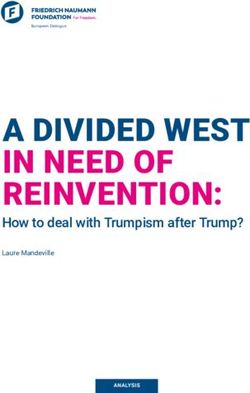 A DIVIDED WEST IN NEED OF REINVENTION: How to deal with Trumpism after Trump? Laure Mandeville - FNF Europe