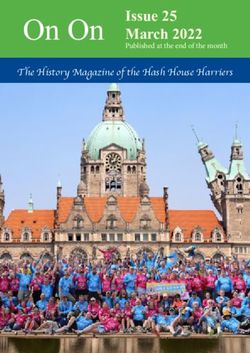 On On Issue 25 March 2022 - Published at the end of the month - World Hash Links