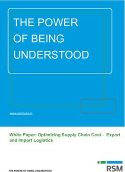 THE POWER OF BEING UNDERSTOOD - White Paper: Optimizing Supply Chain Cost - Export and Import Logistics - RSM Global
