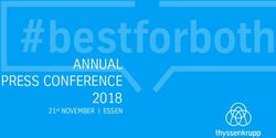 ANNUAL PRESS CONFERENCE - 2018 21st NOVEMBER | ESSEN