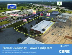 Former JCPenney - Lowe's Adjacent - AUCTION DATES: OCTOBER 4-6, 2021 | STARTING BID: $100,000 - LoopNet