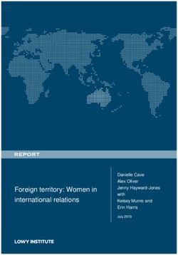 Foreign territory: Women in international relations - Danielle Cave Alex Oliver Jenny Hayward-Jones with Kelsey Munro and Erin Harris - Think Asia