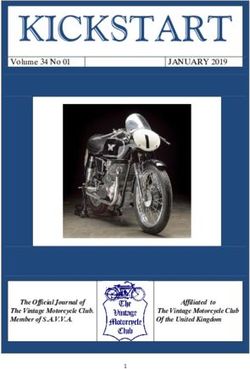 KICKSTART JANUARY 2019 - Volume 34 No 01 - Vintage Motorcycle Club