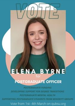 Vote from 1st- 4th March on qubsu.org - POSTGRADUATE FUNDING DEVELOPING SUPPORT FOR DEGREE TRANSITIONS POSTGRADUATE MENTAL HEALTH SUPPORTING ...