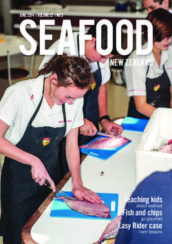 Teaching kids about seafood - Teaching kids