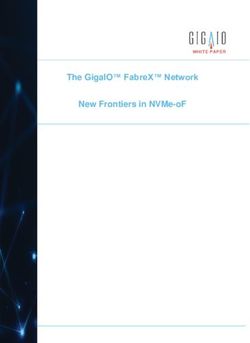 THE GIGAIO FABREX NETWORK NEW FRONTIERS IN NVME-OF