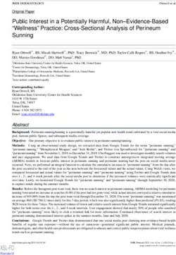 Public Interest in a Potentially Harmful, Non-Evidence-Based "Wellness" Practice: Cross-Sectional Analysis of Perineum Sunning - JMIR Dermatology