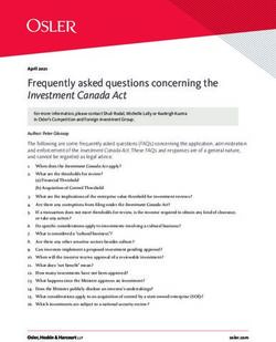 Frequently asked questions concerning the Investment Canada Act - Osler, Hoskin ...