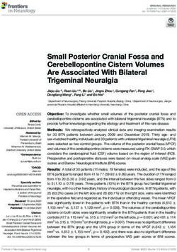 Small Posterior Cranial Fossa and Cerebellopontine Cistern Volumes Are Associated With Bilateral Trigeminal Neuralgia - Frontiers