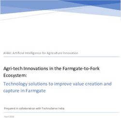 Agri-tech Innovations in the Farmgate-to-Fork Ecosystem: Technology solutions to improve value creation and capture in Farmgate - AI4AI: ...