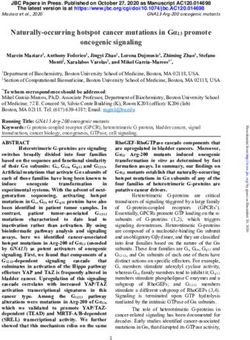 Naturally-occurring hotspot cancer mutations in Gα13 promote oncogenic signaling