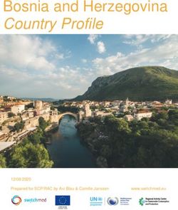 Bosnia and Herzegovina Country Profile - 12/08/2020 Prepared for SCP/RAC by Avi Blau & Camille Janssen www.switchmed.eu