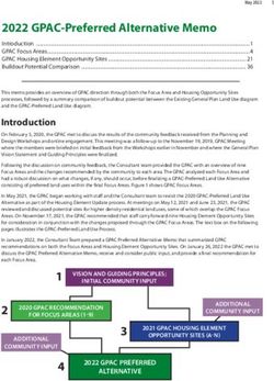 2022 GPAC-Preferred Alternative Memo - General ...