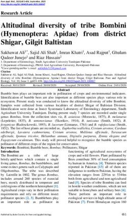 Altitudinal diversity of tribe Bombini (Hymenoptera: Apidae) from district Shigar, Gilgit Baltistan - Pure and Applied ...