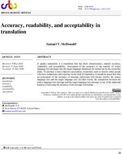 Accuracy, readability, and acceptability in translation - Neliti