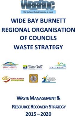 WIDE BAY BURNETT REGIONAL ORGANISATION OF COUNCILS WASTE STRATEGY 2015 - 2020 WASTE MANAGEMENT & - Wide Bay Burnett Regional ...