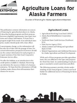 Agriculture Loans for Alaska Farmers