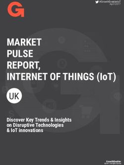 MARKET PULSE REPORT, INTERNET OF THINGS (IOT) - UK DISCOVER KEY TRENDS & INSIGHTS ON DISRUPTIVE TECHNOLOGIES & IOT INNOVATIONS