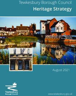 Heritage Strategy Tewkesbury Borough Council - August 2021