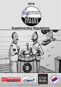SUPPLEMENTARY REGULATIONS 2019 - VICRALLY