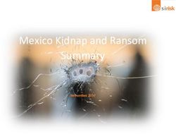 Mexico Kidnap and Ransom Summary - November 2017 - SIRisk