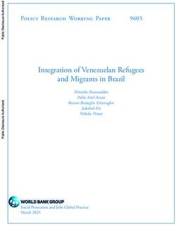 Integration of Venezuelan Refugees and Migrants in Brazil