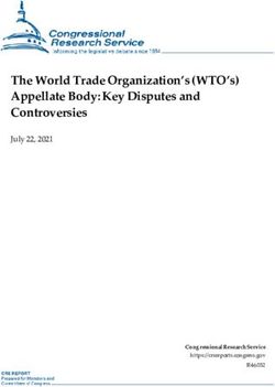 The World Trade Organization's (WTO's) Appellate Body: Key Disputes and Controversies - July 22, 2021