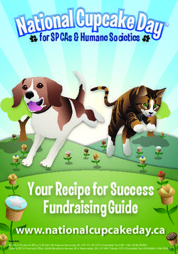 Your Recipe for Success Fundraising Guide