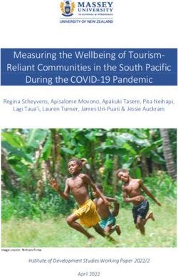 Measuring the Wellbeing of Tourism-Reliant Communities in the South Pacific During the COVID-19 Pandemic