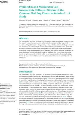 Ivermectin and Moxidectin Can Incapacitate Different Strains of the Common Bed Bug Cimex lectularius L.: A Study - Cureus