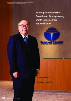 Striving for Sustainable Growth and Strengthening Our Presence across the Pacific Rim - Masafumi Fushihara