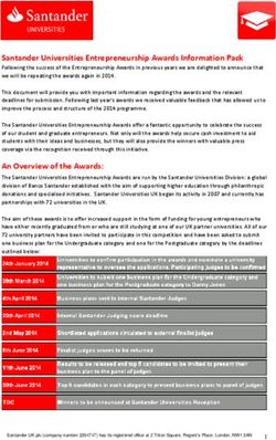Santander Universities Entrepreneurship Awards Information Pack