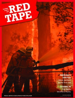 EMERGENCY SERVICES Union members on the front line - CASHING IN