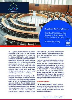 Together, Resilient, Europe: The Key Priorities of the Slovenian Presidency of the Council of the EU
