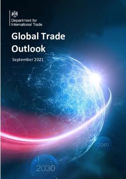 Global Trade Outlook September 2021 - GOV.UK