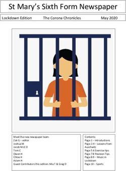 St Mary's Sixth Form Newspaper - St Mary's Catholic High School